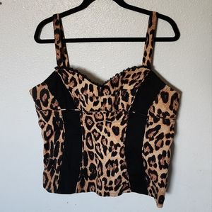 Tripp Leopard Top Plus Size 2